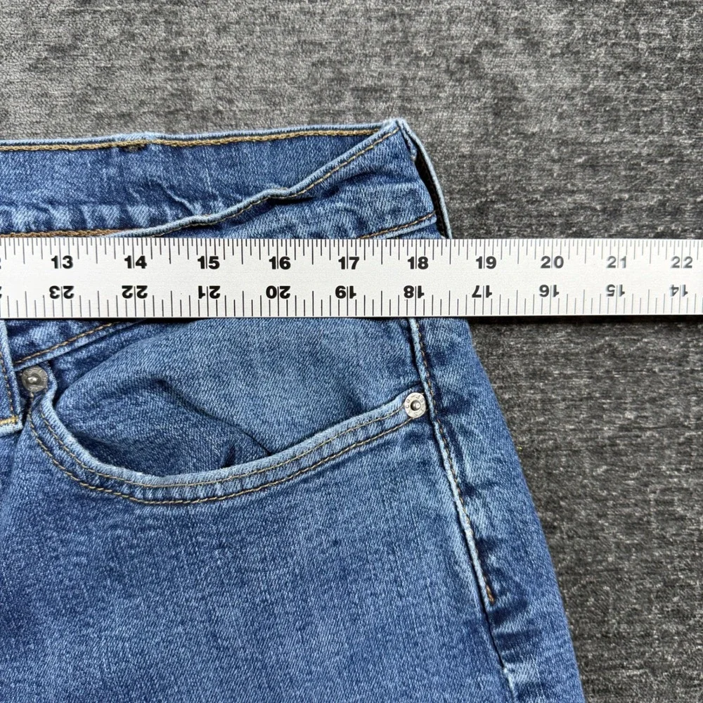 Levis 505 Regular Fit Mens Blue Straight Leg Denim Jeans 38x30 Medium Wash